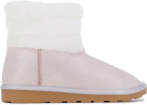 Vista 2 de Nautica Botas para niños y niñas con piel Sherpa para nieve e invierno, botines cálidos para niños grandes - niño pequeño - niño pequeño