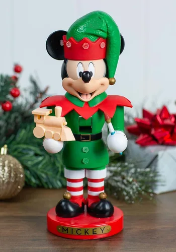 Vista 2 de Cascanueces de Mickey The Elf de 10 pulgadas de Disney