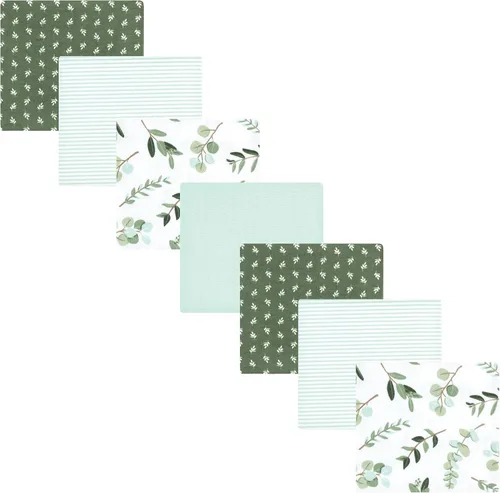 Vista 127 de Hudson Baby Unisex Baby Cotton Flannel Receiving Blankets Bundle, Neutral Woodland Pals, One Size (Pack of 2)
