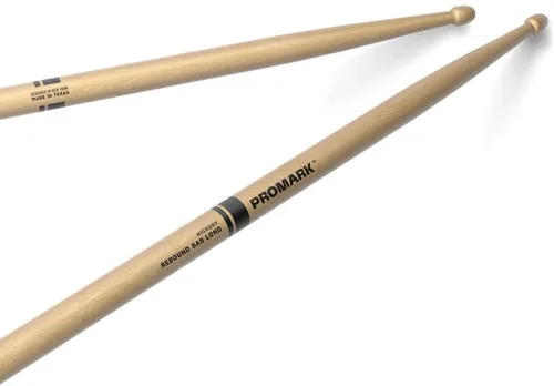 Vista 25 de ProMark Rebound 2B Baquetas de Hickory, Punta Ovalada de Nylon, 1 Par