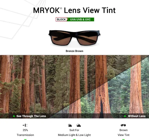 Vista 4 de Mryok Lentes de repuesto para Oakley Fives Squared OO9238 2.126 in - Opciones