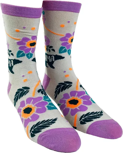 Vista 2 de Crazy Dog T-Shirts Calcetines para mujer con divertidos gráficos lindos para mujer