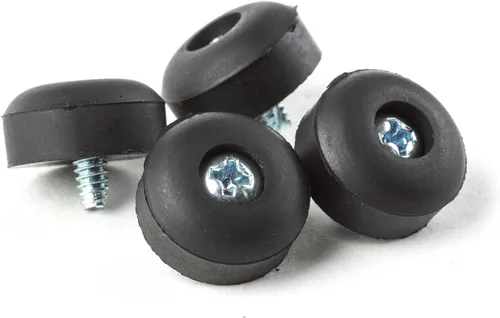 Vista 2 de Dunlop ECB151 pies de caucho con tornillos, 4 por bolsa