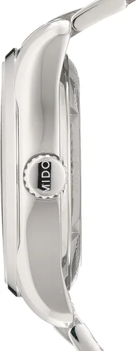 Vista 2 de Mido Watch Reloj de madre perla Belluna Lady Automatic Mido Caliber 80 (base ETA C07.611) para mujer, Nácar