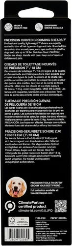 Vista 17 de Tweezerman 7" Pet Grooming Shears-Safety Round Tips for Dogs & Cats