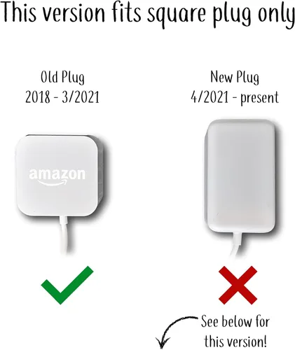 Vista 2 de Echo Dot Wall Mount El original Outlet Hanger Se adapta a Amazon Echo Dot 3ª generación Sin sonido amortiguado Parrilla de altavoces