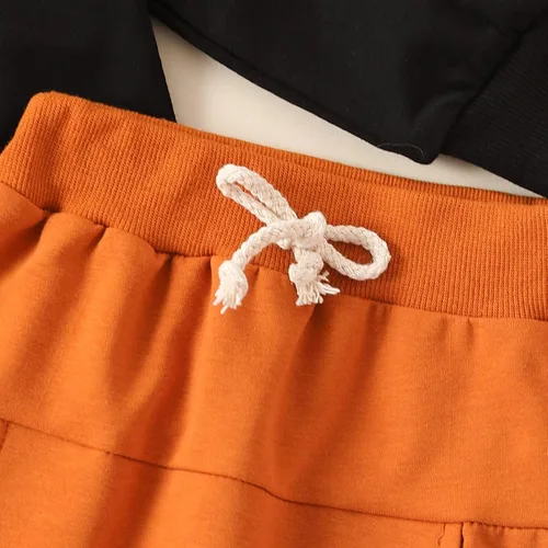Vista 20 de Ropa de Halloween para bebé, sudadera de manga larga con diseño de calabaza, conjunto de pantalones de fiesta de Halloween para otoño e invierno