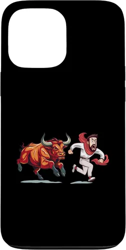 Vista 22 de Funda para iPhone 15 Pro Saint Fermin Bulls Running