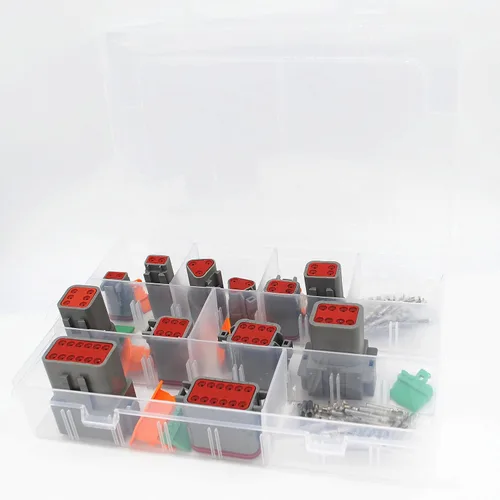 Vista 7 de 6 Kits DT Kit de conectores 2 3 4 6 8 12 pines con tamaño 16 contactos estampados IP68 impermeable automotriz conectores eléctricos enchufe