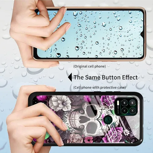 Vista 353 de Funda para Motorola Moto G Stylus 5G 2021 de vidrio templado, funda negra con diseño de mujer negra africana para mujeres y hombres, antiarañazos, a