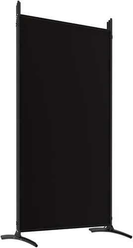 Vista 6 de 6 Panel Folding Room Divider Privacy Screen 204.7x70.9 Black