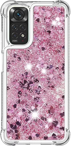 Vista 46 de Funda de silicona transparente con purpurina para Xiaomi Redmi A1 Bling Liquid Clear Star Heart Silicone Bumper a prueba de golpes, funda Azul