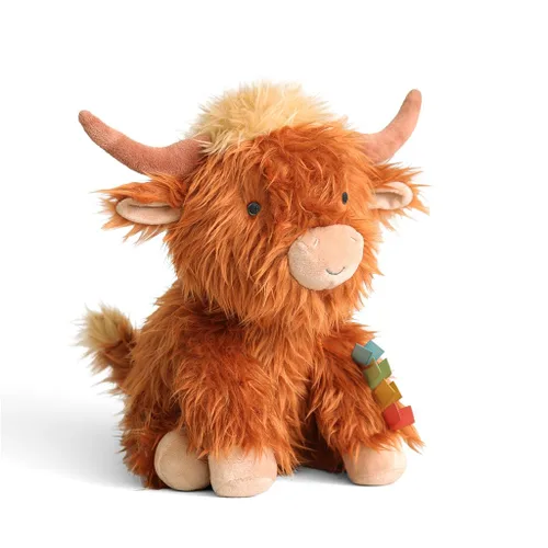 Vista 18 de Itzy Ritzy Snuggles Juguete de Peluche – Animal de Peluche Suave para Bebés, Niños y Adultos – Cintas Sensoriales y Telas Texturizadas para Juego