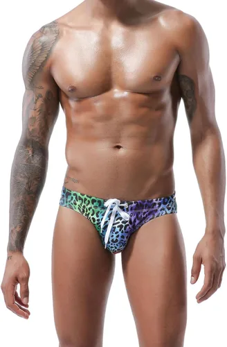 Vista 4 de thuizen Bañador de talle bajo hawaiano para hombre