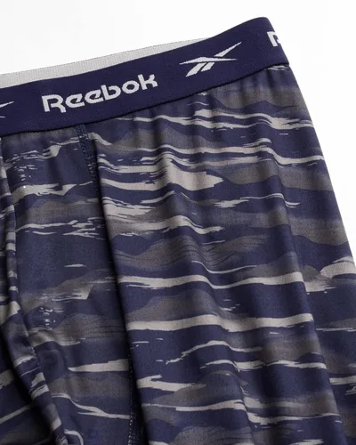 Vista 3 de Reebok Leggings de rendimiento para hombre - Leggings deportivos largos tipo John (S-XL)