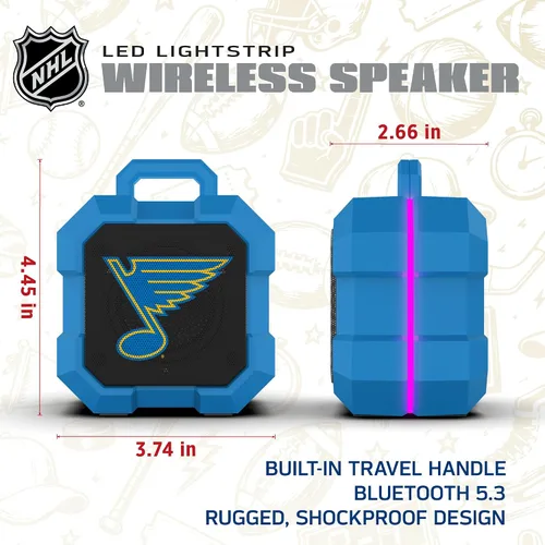Vista 3 de SOAR NHL ShockBox - Altavoz LED inalámbrico Bluetooth