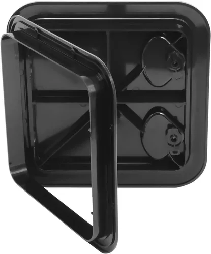 Vista 9 de Amarine Made Marine Deck Hatch Boat Deck Hatch Access Hatch & Lid 14-1/2" X 14-5/8" - White - 370mmx375mm