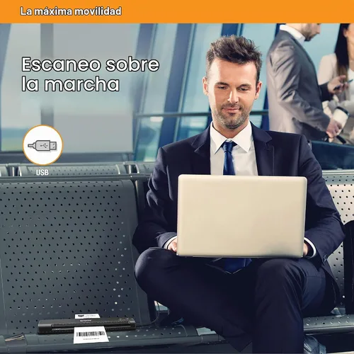 Vista 7 de Epson Workforce ES-55R Escáner móvil de recibos y documentos con software de gestión de recibos para PC y Mac