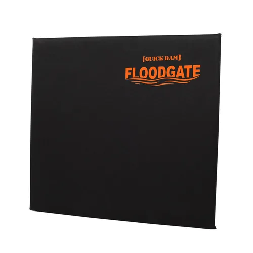 Vista 2 de Quick Dam QDFG25 Compuerta contra Inundaciones, 25 pulgadas, Naranja, Negro