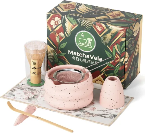 Vista 9 de Juego de batidor Matcha - 5 piezas Kit de té japonés