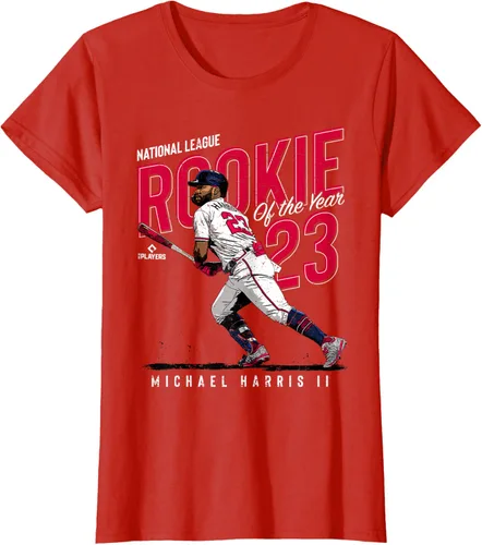 Vista 14 de Camiseta Rookie of the Year Michael Harris II Atlanta MLBPA, Negro