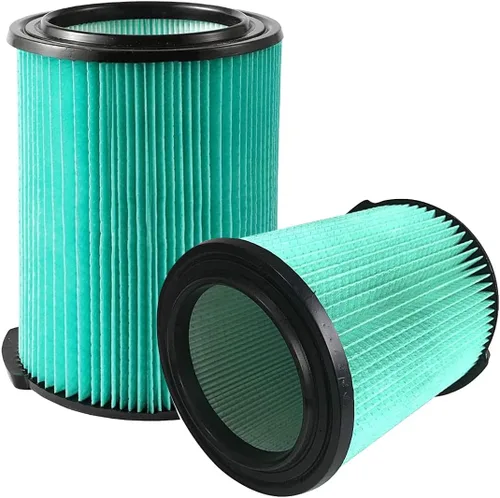 Vista 5 de Paquete de 2 filtros de cartucho de repuesto compatibles con Craftsman CMXZVBE38751 Filtro de polvo fino húmedo y seco 38751 apto para aspiradoras