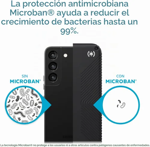Vista 6 de Speck Productos Funda Presidio2 Grip Samsung Galaxy S22+, negro/negro/blanco
