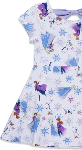 Vista 6 de Disney Minnie Mouse Princess Ariel Elsa Girls Crossover Tank Top Dolphin Active and French Terry Shorts Infant to Big Kid