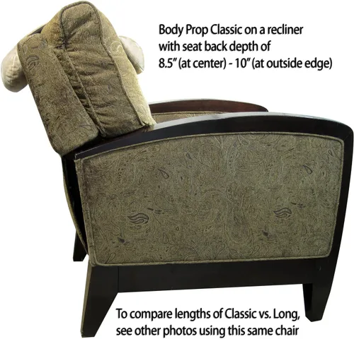 Vista 6 de VisionX Products - Almohada ajustable sobre el asiento con relleno de casco de trigo sarraceno por VisionX Products para sillón reclinable, sofá