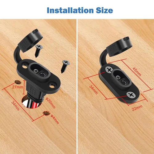 Vista 5 de Linkstyle 2 piezas de enchufe de alimentación SAE de 1 pie 10 AWG puerto de pared lateral a conector de junta tórica, cable de extensión SAE