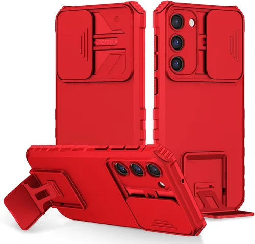 Vista 88 de Funda compatible con Samsung Galaxy M13 5G/A04 Dimensional Soporte Ventana Corredera Teléfono Móvil Funda Protectora a Prueba de Golpes para Samsung