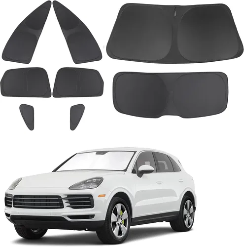 Vista 30 de TINGLU Persianas de ventana para Honda CR-V 2023-2026, accesorios para ventanas laterales de automóvil, parabrisas triangular, parasol para rayos UV