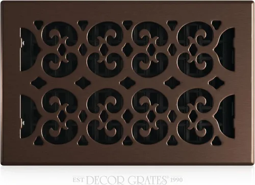 Vista 12 de Decor Grates Registro de suelo SPH210-RB, 2x10, acabado bronce frotado