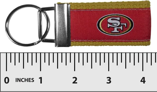 Vista 3 de Siskiyou NFL unisex-adult Woven Key Chain Color del
