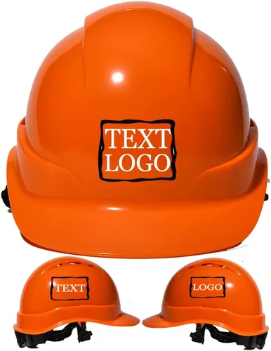Vista 9 de Casco de seguridad personalizado para construcción Casco de trabajo de seguridad con suspensión de trinquete ajustable de ala completa con carcasa