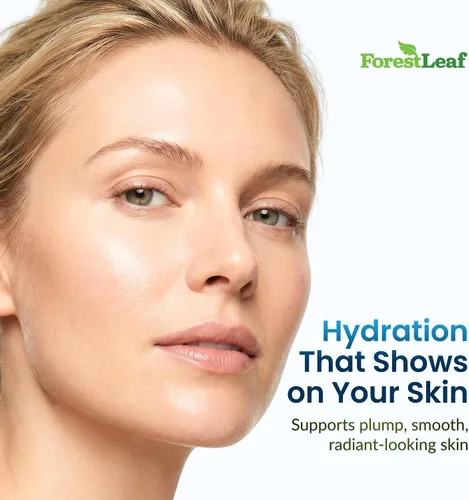 Vista 3 de ForestLeaf Suplementos de ácido hialurónico Cápsulas de polvo de ácido hialurónico dietético de 100 mg de alta biodisponibilidad + 50 mg de VIT C