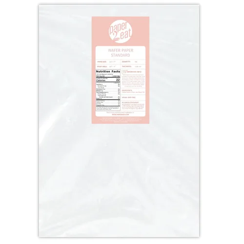 Vista 9 de Hojas de Papel Oblea Comestible Imprimible de paper2eat (0.40 mm - 25 hojas/Vainilla)