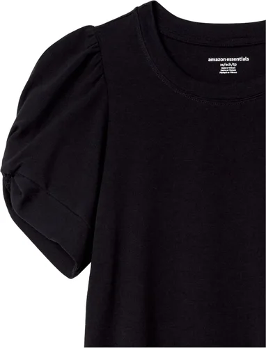 Vista 5 de Tienda Essentials Camiseta de manga torcida con cuello redondo para mujer