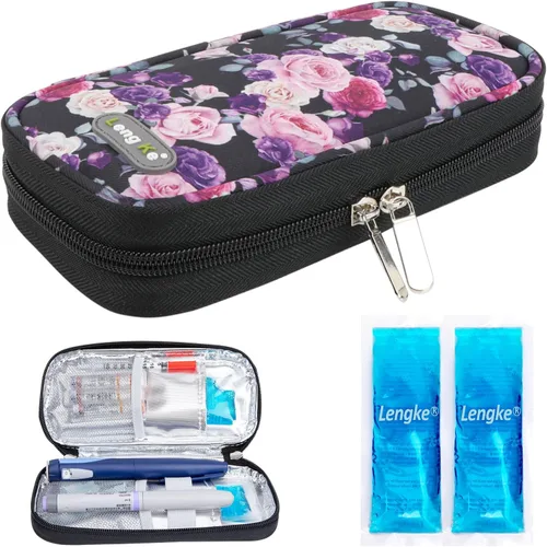 Vista 10 de YOUSHARES Paquetes de Hielo para Diabetes para Estuche de Viaje Enfriador de Insulina - Mini Paquetes de Hielo Adecuados para la Mayoría de Bolsas