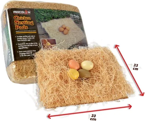 Vista 4 de Petmate PET PRECISION EXCELSIOR NESTING PADRES DE POLLO: 13x13 pulgadas - Paquete de 10