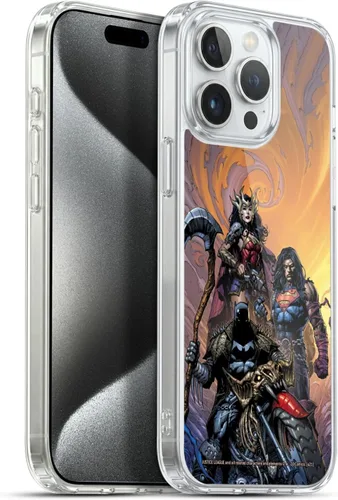 Vista 167 de Head Case Designs Funda de gel con licencia oficial de la Liga de la Justicia DC Comics #10 Darkseid War Comic Book Cover