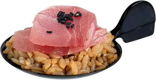Vista 9 de Restaurantware Platos de postre de 3.7 x 2.5 pulgadas, 100 platos de cóctel pequeños, platos desechables de plástico negro únicos en forma de pez
