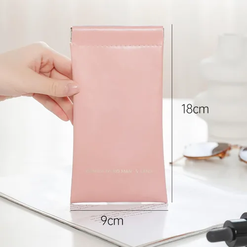 Vista 3 de Bolsa de moneda larga titular de cambio para mujer PU monedero monedero para fiesta de viaje (rosa), Moda
