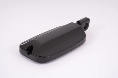 Vista 5 de Kinglemc Estribera para Harley Dyna Touring Softail Sportster 883 1200 (águila 7.2 x 2.5 pulgadas, negro)