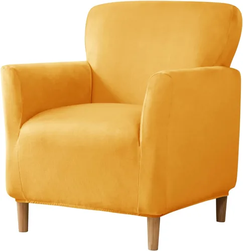 Vista 37 de Fundas estampadas para sillón de banquete fundas suaves para sillón de 1 pieza, fundas elásticas para silla de sala de estar, funda antideslizante