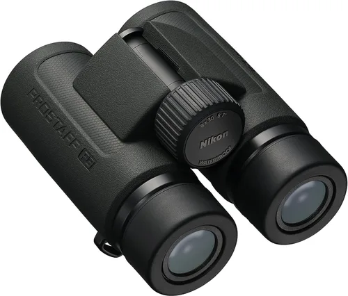 Vista 3 de Nikon PROSTAFF P3 8x30 Binocular Binocular compacto resistente al agua, antiempañamiento y con armadura de goma, amplio campo de visión y largo