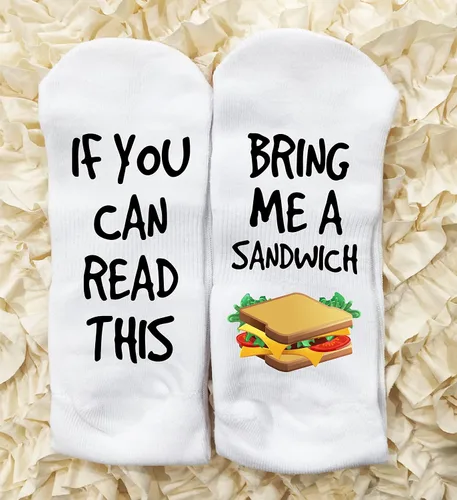 Vista 4 de Bring me a Sandwich Socks for Men and Women Funny Gifts
