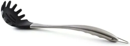 Vista 2 de Norpro Servidor de pasta de acero inoxidable y silicona