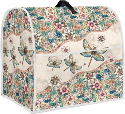 Vista 17 de Funda para batidora con estampado de girasol y bandera americana, cubierta protectora contra el polvo, adecuada para la mayoría de los modelos