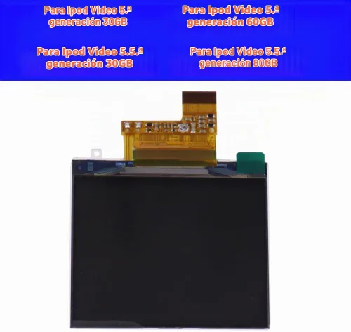 Vista 5 de Pantalla para iPod 5th 5.5th Video LCD Compatible para iPod Video 30GB 60GB 80GB A1136